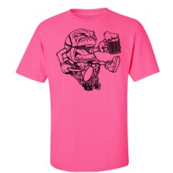 Unisex Ultra Cotton Safety Neon Crewneck Tee