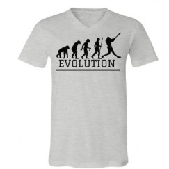 Unisex V-Neck Jersey Tee