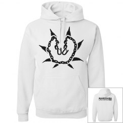 White/Black Munch Hoody