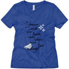 Ladies Relaxed Fit V-Neck Tee
