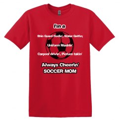 Always Cheerin' Soccer Mom