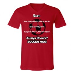 Unisex V-Neck Jersey Tee