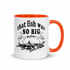 11oz Ceramic Mug with Color Inside