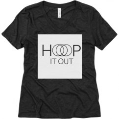 Ladies Relaxed Fit Super Soft Triblend V-Neck Tee