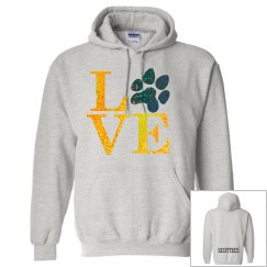 TV Scotties Love Glitter w/name on back