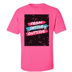 Unisex Ultra Cotton Safety Neon Crewneck Tee