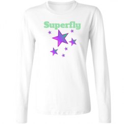 Ladies Relaxed Fit Basic Long Sleeve Tee