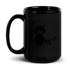 15oz Black Glossy Mug