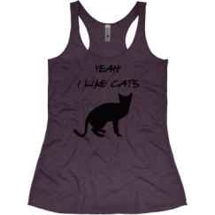 Ladies Slim Fit Super Soft Racerback Triblend Tank