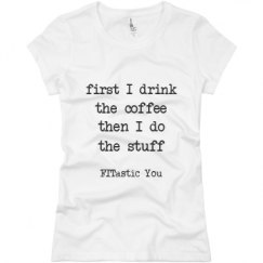 Ladies Slim Fit Basic Promo Jersey Tee