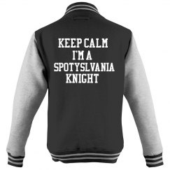 Keep calm I'm a Spotsylvania night fleece letterman