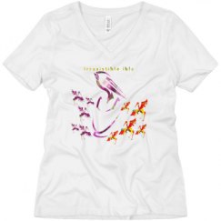 Ladies Relaxed Fit V-Neck Tee
