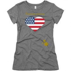 Ladies Slim Fit Super Soft Triblend Tee