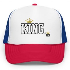EBIP RED & WHITE KING HAT