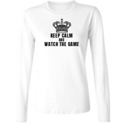 Ladies Relaxed Fit Basic Long Sleeve Tee