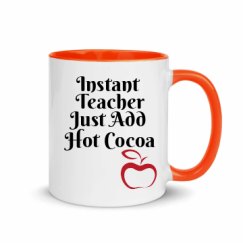 11oz Ceramic Mug with Color Inside