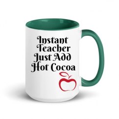 15oz Ceramic Mug with Color Inside