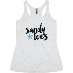 Ladies Slim Fit Super Soft Racerback Triblend Tank