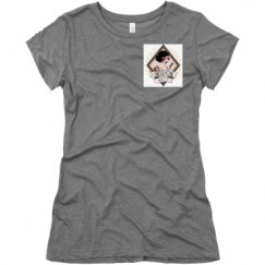 Ladies Slim Fit Super Soft Triblend Tee