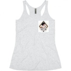 Ladies Slim Fit Super Soft Racerback Triblend Tank