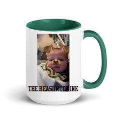 15oz Ceramic Mug with Color Inside