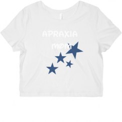 Ladies Slim Fit Crop Top Tee