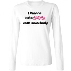 Ladies Relaxed Fit Basic Long Sleeve Tee