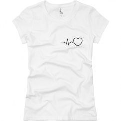 Ladies Slim Fit Basic Promo Jersey Tee