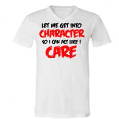 Unisex V-Neck Jersey Tee