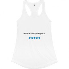 Ladies Slim Fit Racerback Tank Top