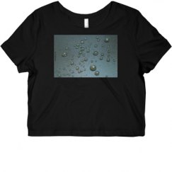 Ladies Slim Fit Crop Top Tee