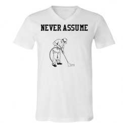 Unisex V-Neck Jersey Tee