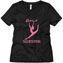 Ladies Relaxed Fit V-Neck Tee