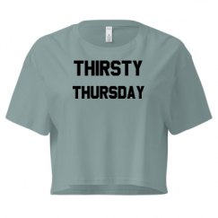 Ladies Festival Cali Crop Top Tee