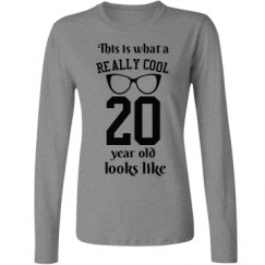 Ladies Relaxed Fit Basic Long Sleeve Tee