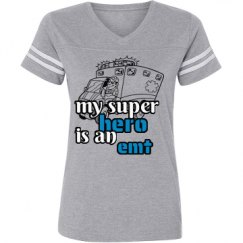 Ladies Relaxed Fit Vintage Sports Tee