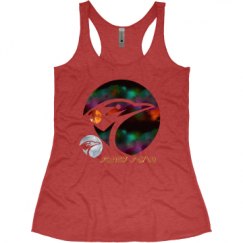 Ladies Slim Fit Super Soft Racerback Triblend Tank