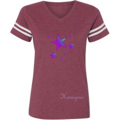 Ladies Relaxed Fit Vintage Sports Tee