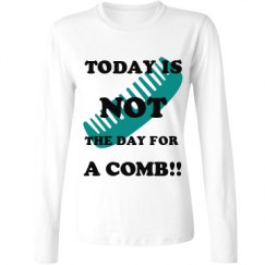 Ladies Relaxed Fit Basic Long Sleeve Tee