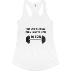 Ladies Slim Fit Racerback Tank Top