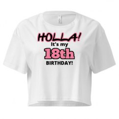 Ladies Festival Cali Crop Top Tee