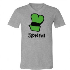 Unisex V-Neck Jersey Tee