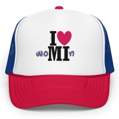 I ❤ Michigan Womin - Black Caps