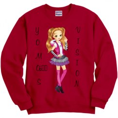 Unisex Film and Foil Crewneck Sweatshirt