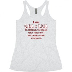 Ladies Slim Fit Super Soft Racerback Triblend Tank