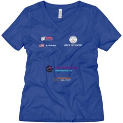 Ladies Relaxed Fit V-Neck Tee