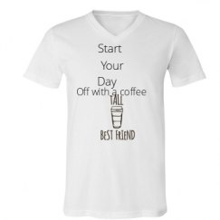 Unisex V-Neck Jersey Tee