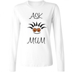 Ladies Relaxed Fit Basic Long Sleeve Tee