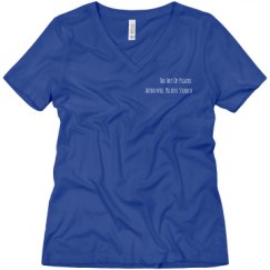 Ladies Relaxed Fit V-Neck Tee