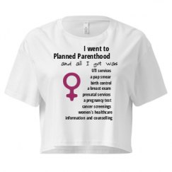 Ladies Festival Cali Crop Top Tee